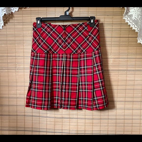 🥀🎄TRIPP NWT pleated plaid schoolgirl skirt, goth, emo 🖤, punk, plus size - Picture 4 of 16